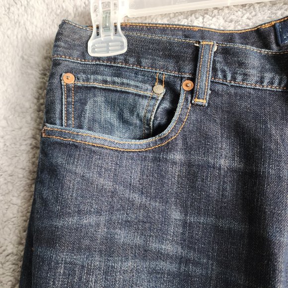 Lucky Brand Mens Jeans 34x29 221 Original Straight Dark Wash - Picture 3 of 9